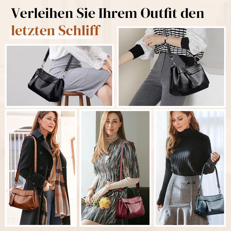 Schultertasche Kunstleder mit verstellbarem Riemen -    Zorenza