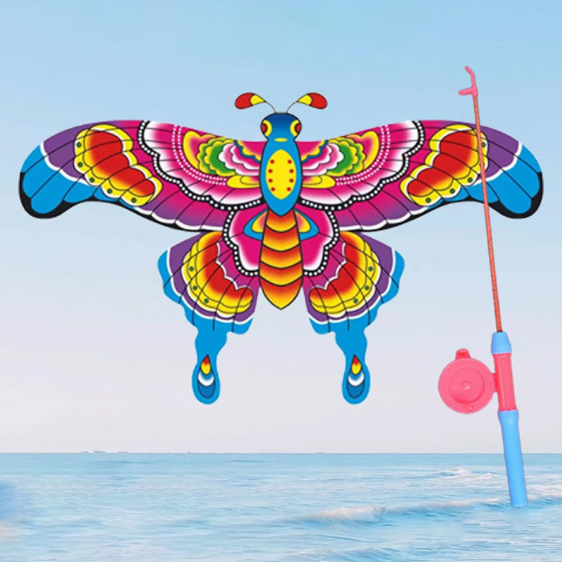 Lenkdrachen mit Angelruten-Design für Kinder -    Zorenza