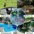 Solar-Springbrunnen mit 4 Düsen für Garten und Teich -    Zorenza