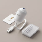 Holografischer USB-Sternenhimmel-Projektor mit 12 Motiven und flexiblem Schwanenhals -    Zorenza