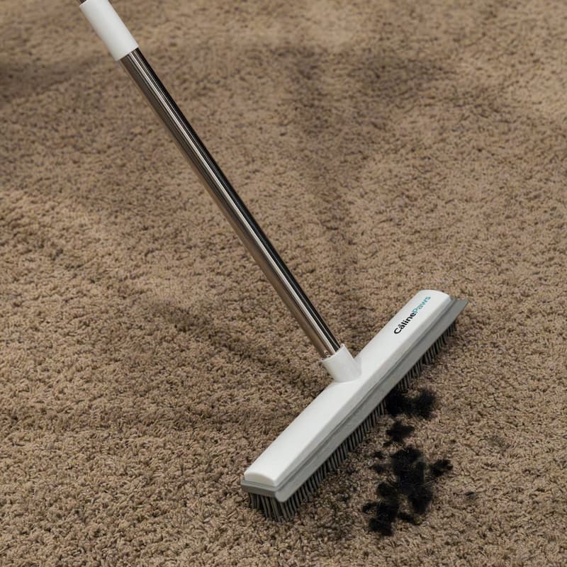 Tierhaar-Entferner mit weichen Gummiborsten – 31 cm breit -    Zorenza