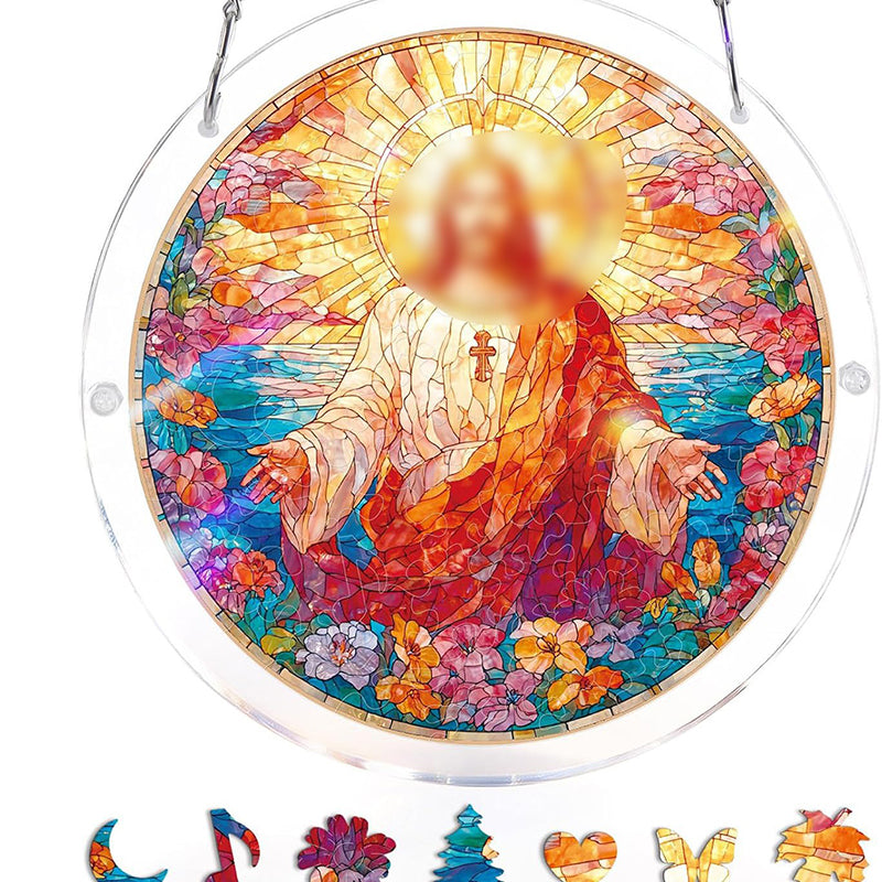 Sonnenfänger Acryl rund 18,8 cm – Farbspektrum-Design -    Zorenza