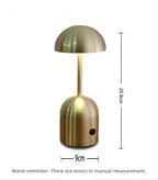 LED-Tischlampe Metall mit Touch-Steuerung und Dimmer -    Zorenza