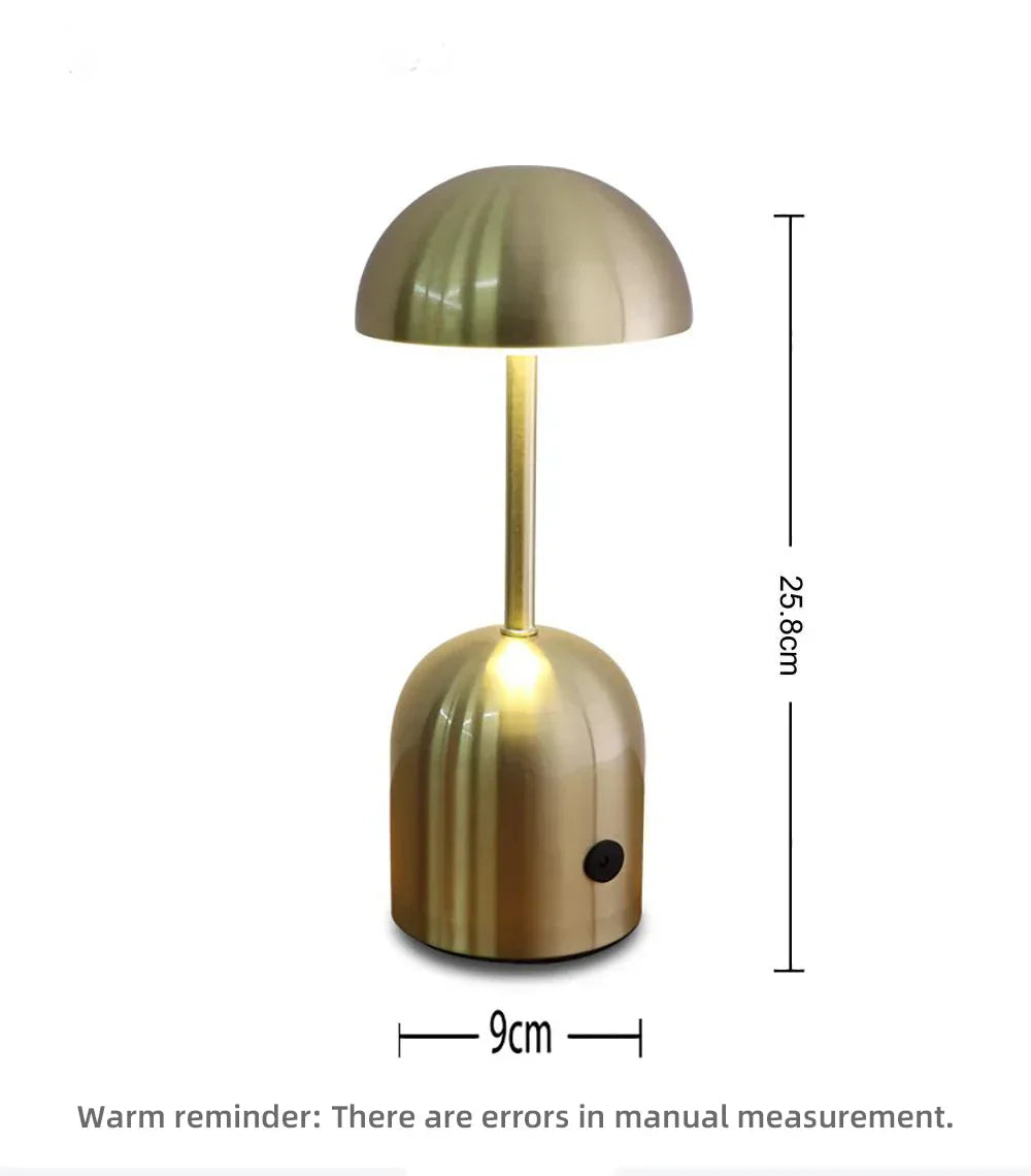 LED-Tischlampe Metall mit Touch-Steuerung und Dimmer -    Zorenza