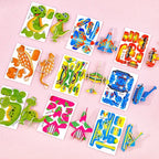 3D Cartoon Puzzle-Set – Pädagogisches Bastelpuzzle für Kinder -    Zorenza
