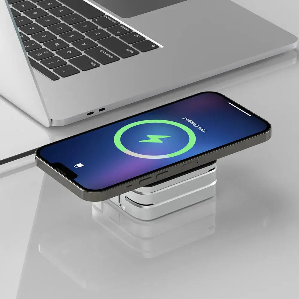 3-in-1 Drahtlose Ladestation – Smartphone, Smartwatch und Earbuds Zorenza