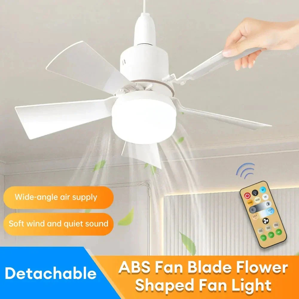 Deckenventilator mit LED-Beleuchtung und Fernbedienung -    Zorenza