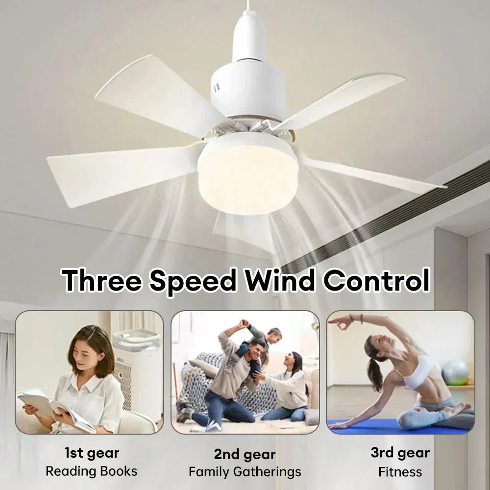 Deckenventilator mit LED-Beleuchtung und Fernbedienung -    Zorenza