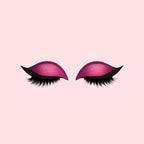 Augen-Makeup Patch mit Lidschatten und Wimpern -    Zorenza