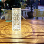 Kristall-Tischlampe mit 3D-Diamant-Effekt und RGB-Licht -    Zorenza
