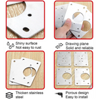 Scharnierplatten-Set für Küchenschränke -    Zorenza