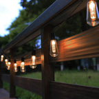 Solar-Lichterkette Edison Retro-Stil IP65 wetterfest -    Zorenza