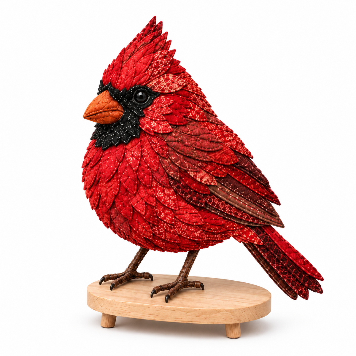 3D Stoff-Patchwork Vogel Bastelset -    Zorenza
