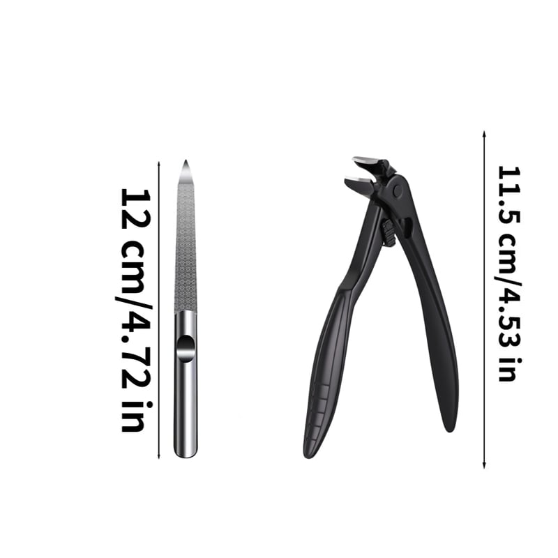 Ergonomische Nagelschere mit langem Griff – für dicke Nägel Zorenza
