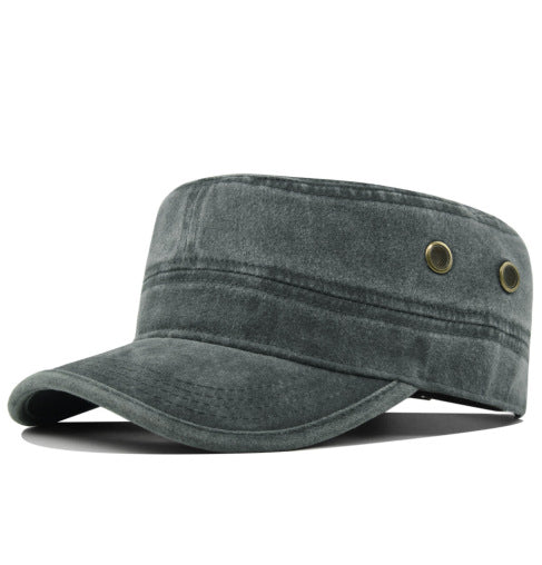 Militär Cap Baumwolle Flat Top mit verstellbarer Passform -    Zorenza