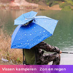 Regenschirm-Hut mit verstellbarem Kinnriemen -    Zorenza