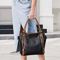 Schultertasche PU-Leder mit verstellbarem Tragegurt -    Zorenza