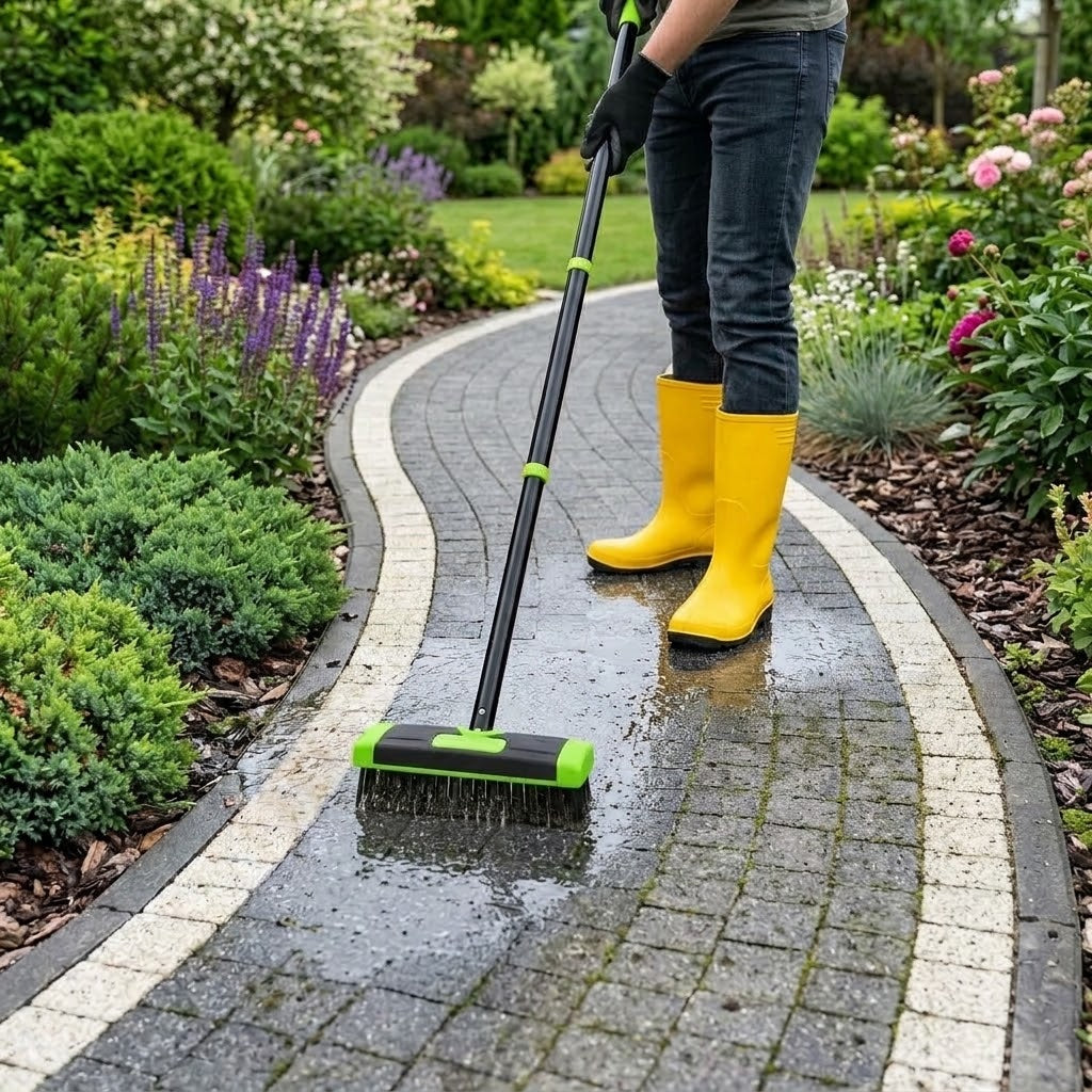 Unkrautbürsten-Set 3-in-1 mit langem Griff -    Zorenza