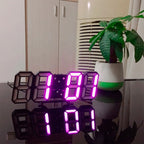 3D LED Digital-Wanduhr Zorenza
