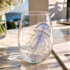 Trinkglas mit 3D-Meerestier-Motiv -    Zorenza