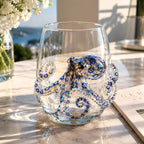 Trinkglas mit 3D-Meerestier-Motiv -    Zorenza