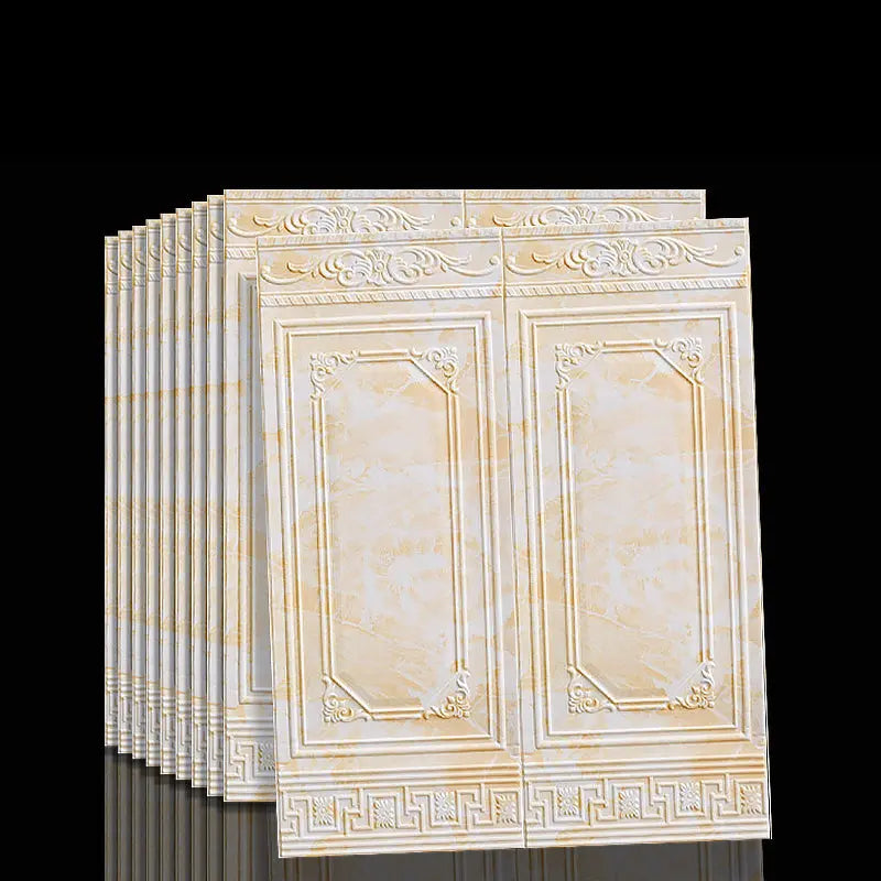 3D-Wandpaneele Selbstklebend – Wasserdicht, 10er-Set Zorenza