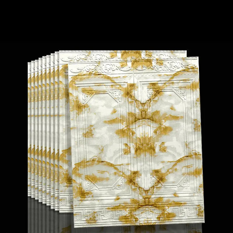 3D-Wandpaneele Selbstklebend – Wasserdicht, 10er-Set Zorenza