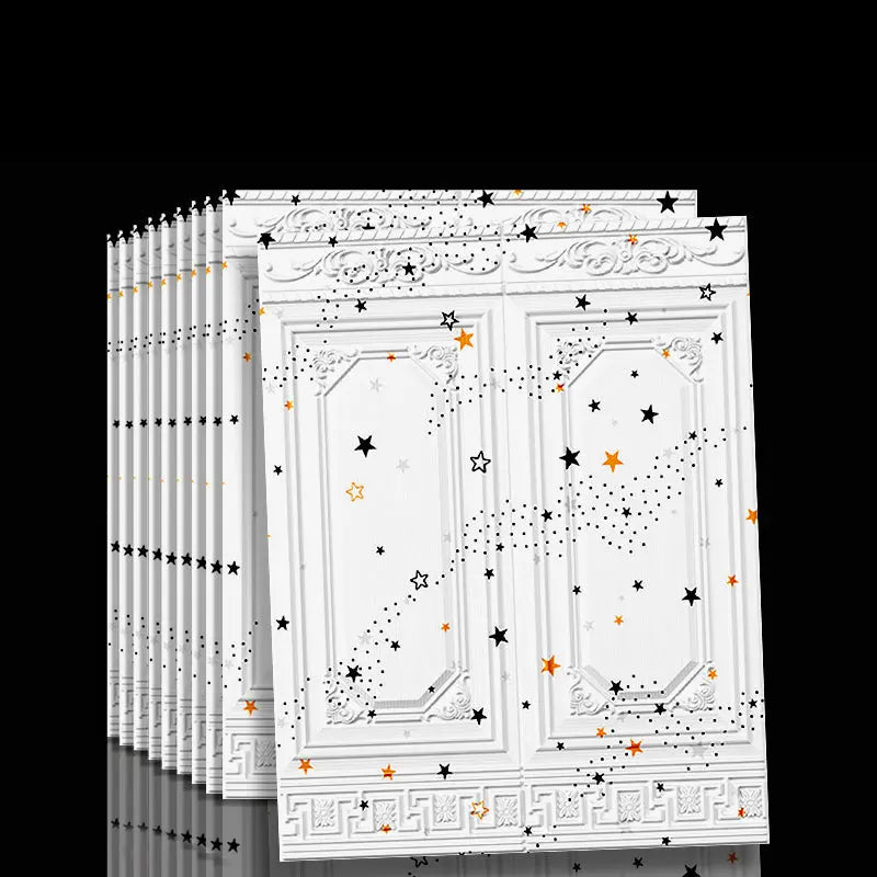 3D-Wandpaneele Selbstklebend – Wasserdicht, 10er-Set Zorenza