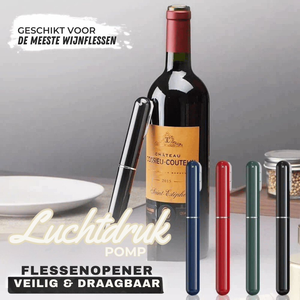 Luftdruck-Korkenzieher – Jede Flasche mühelos öffnen Zorenza