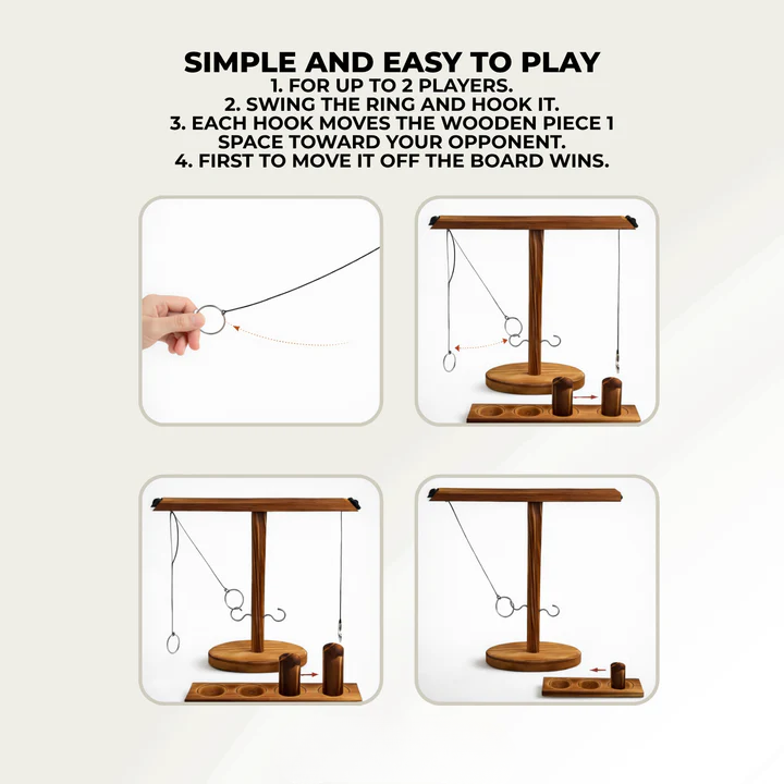 Holz-Ringwurfspiel – Spaß für die ganze Familie Zorenza