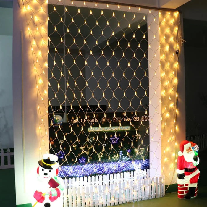 Solar-Lichternet LED mit Netzstruktur für Garten und Terrasse -    Zorenza