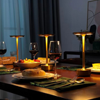 Tischlampe kabellos mit Touch-Bedienung und USB-Aufladung -    Zorenza