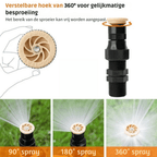 Rasensprenger 360° mit verstellbarem Sprühsystem -    Zorenza