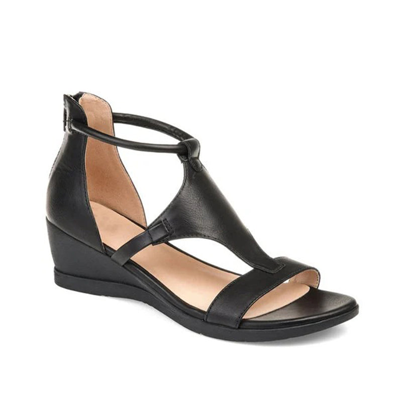 Keilsandalen mit Riemchen und Fußbett -    Zorenza