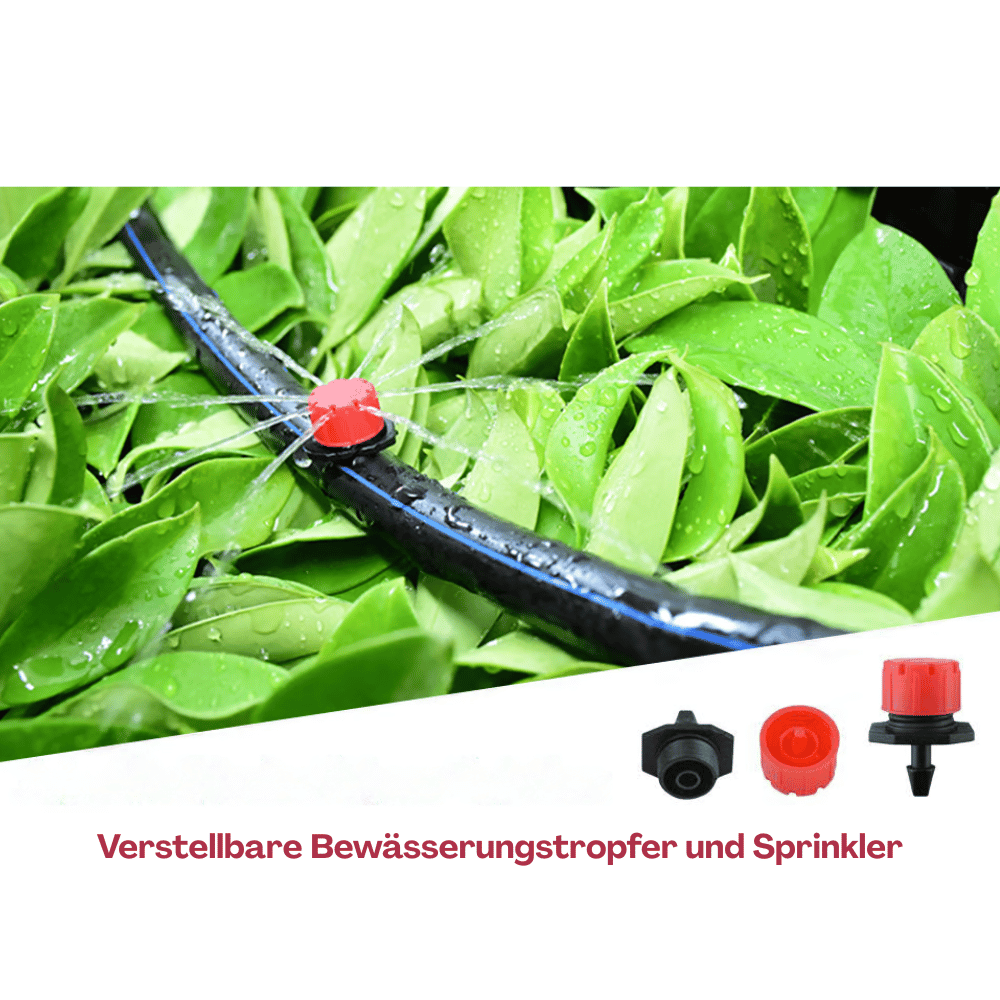 Tropfbewässerung einstellbar für 4 mm und 7 mm Schläuche -    Zorenza