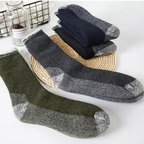Thermosocken mit Frottee-Innenfutter, wadenhoch – 3 Paar -    Zorenza