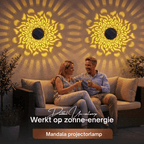 Solar-Projektionsleuchte mit Mandala-Muster -    Zorenza