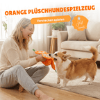 Interaktives Plüsch-Hundespielzeug mit Quietscher – Versteck-Puzzle für Leckerchen Zorenza