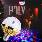 LED Discokugel mit E27 Fassung und Rotationsfunktion -    Zorenza