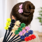 Haar-Duttmacher mit Blumenverzierung -    Zorenza