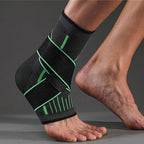 Sprunggelenkbandage mit Kompression und verstellbarem Klettverschluss -    Zorenza