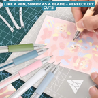 Präzisions-Schneide-Stift mit 360°-Drehklinge – 6er-Set Zorenza