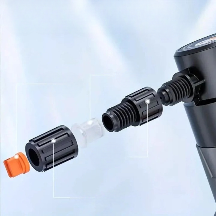 Elektrische Schaumsprühflasche – Kabelloser Schaumsprüher für die Autowäsche -    Zorenza