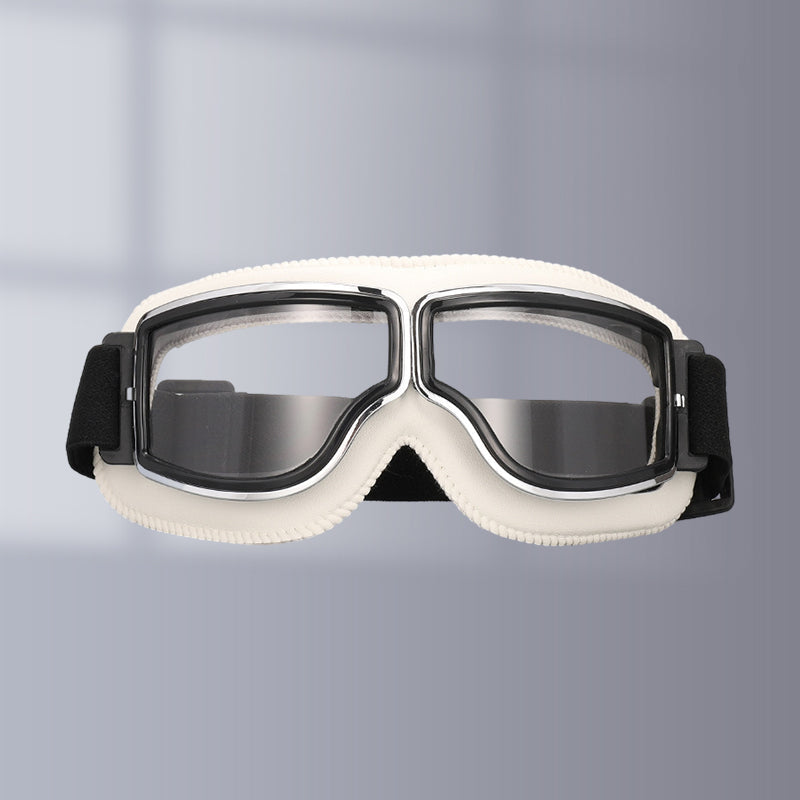 Motorradbrille Vintage mit einstellbarem Band -    Zorenza