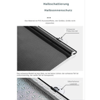 Fensterrollo mit UV-Schutz – selbsthaftend, ohne Bohren -    Zorenza