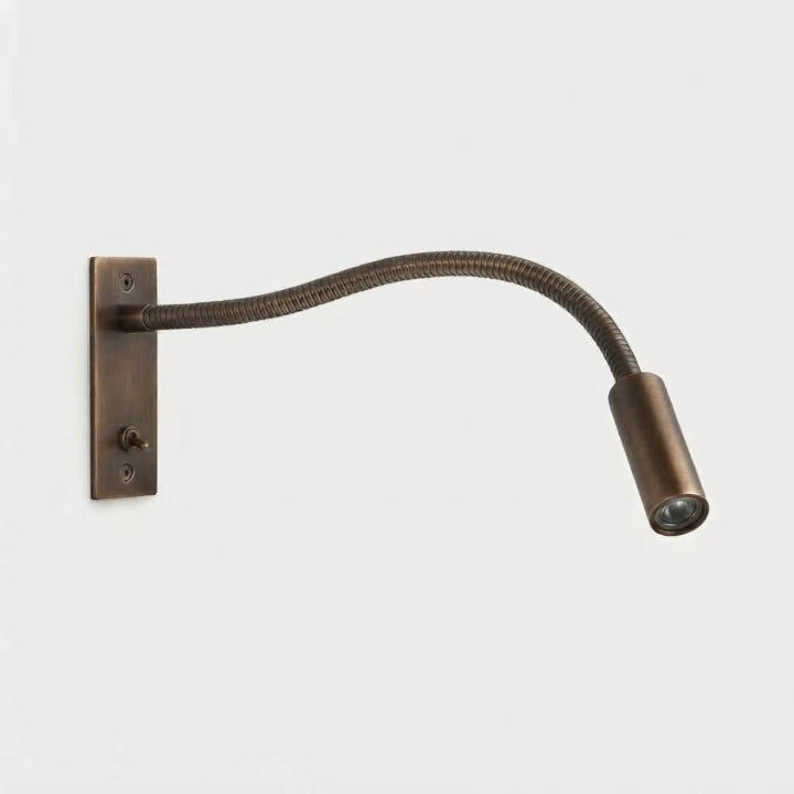 Verstellbare Wandleselampe mit Schwanenhals-Arm, 3 Lichtfarben (3000–6000 K) -    Zorenza