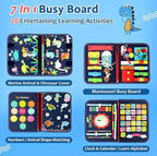 Montessori Busy Board mit Lernaktivitäten -    Zorenza
