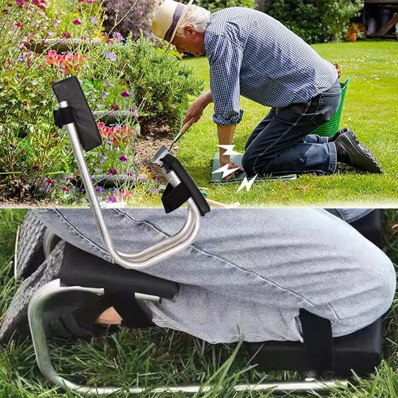 Kniebank mit Sitz – Rückenschonend knien im Garten -    Zorenza