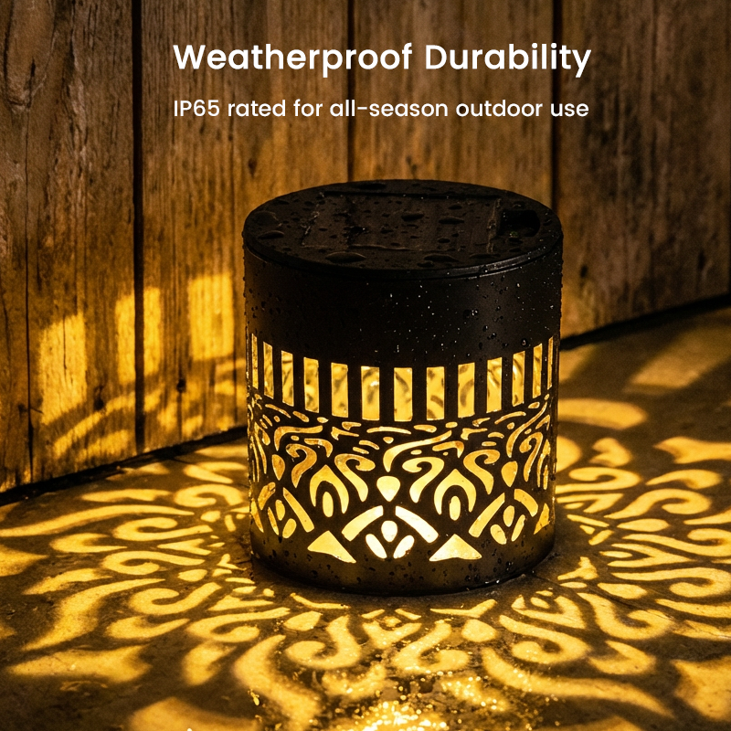 Solar Mandala Projektor mit automatischem Sensor für Garten -    Zorenza