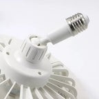 E27 Deckenventilator mit LED-Licht & Fernbedienung – ohne Elektriker einschrauben -    Zorenza